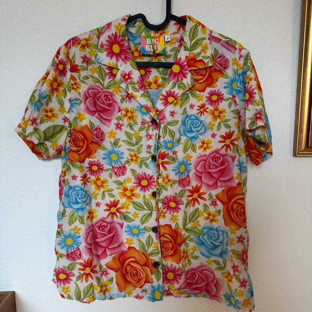 BIG BUD PRESS - Small Vintage Wallpaper Pantry Button-Down